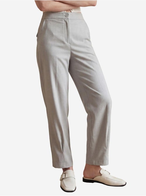 Hoge taille rechte broek met zakken my fashion - Kiabi