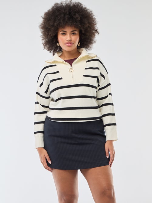 Hoge taille skort - Kiabi