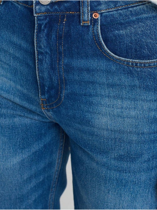 Hoge taille straight jeans van katoen dilvin - Kiabi Hoge taille straight jeans van katoen dilvin - Kiabi
