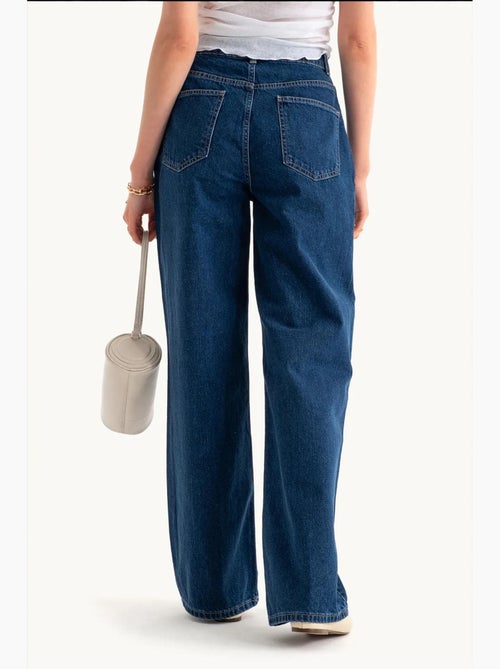 Hoge taille super wijde pijpen jeans hiccup - Kiabi Hoge taille super wijde pijpen jeans hiccup - Kiabi