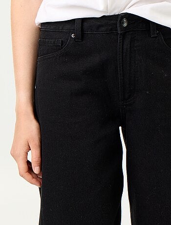 Hoge taille wide leg jeans