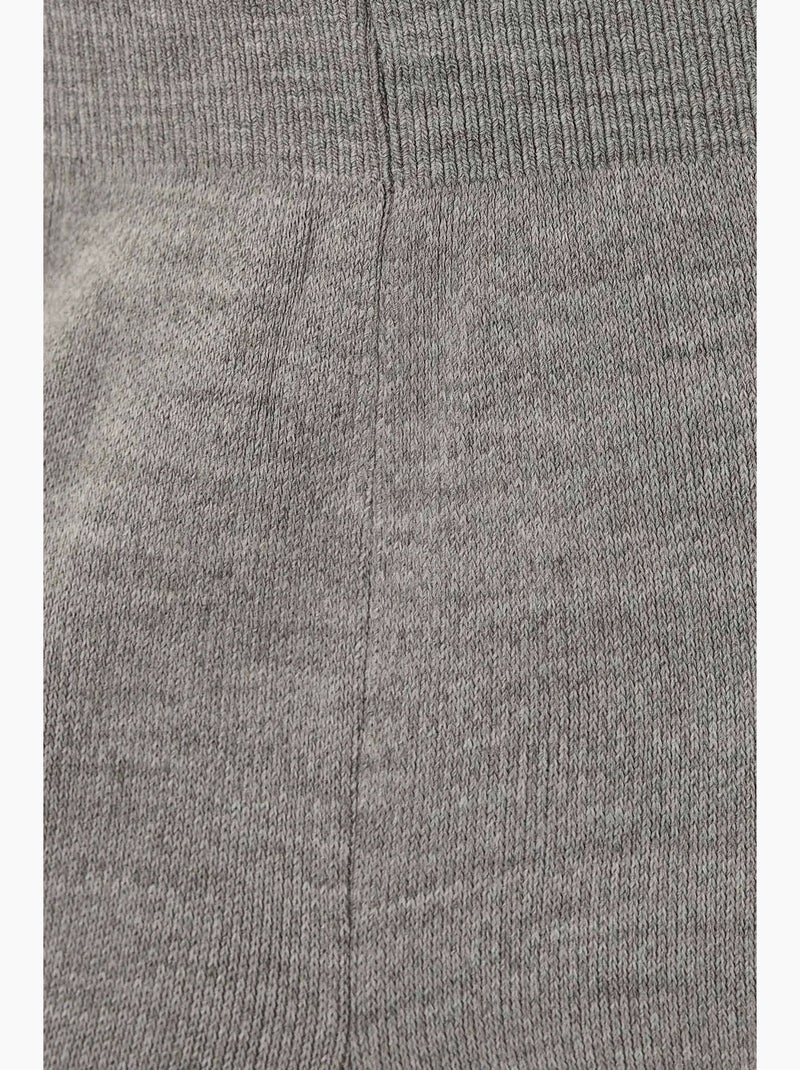 Hoge taille wijde gebreide broek hiccup Grijs - Kiabi