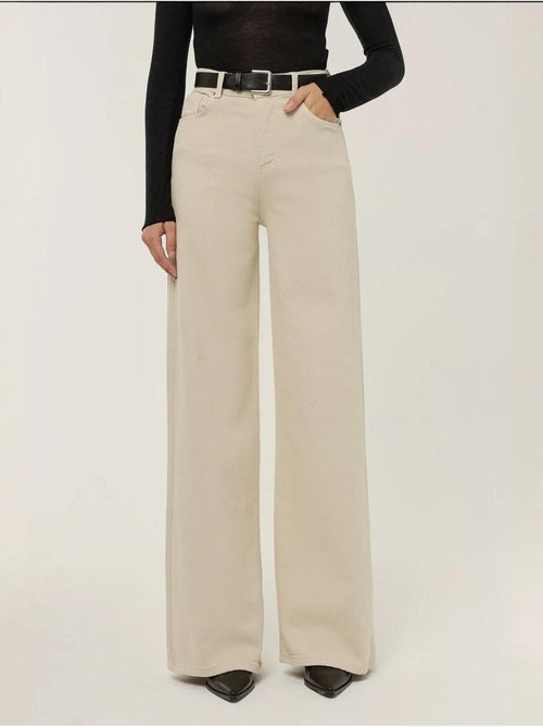 Hoge taille wijde pijpen jeans hiccup - Kiabi Hoge taille wijde pijpen jeans hiccup - Kiabi