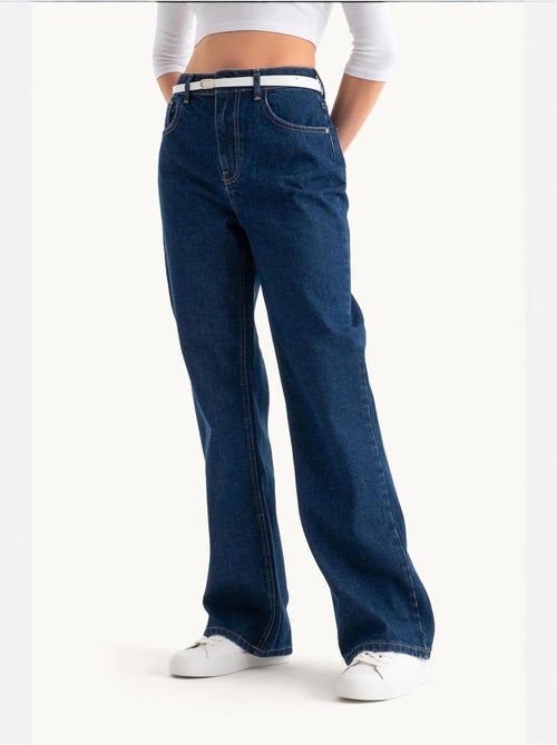 Hoge taille wijde pijpen jeans hiccup - Kiabi Hoge taille wijde pijpen jeans hiccup - Kiabi