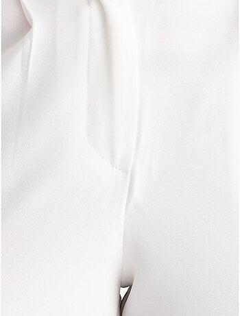 Hoge taille wortelfit broek met riem