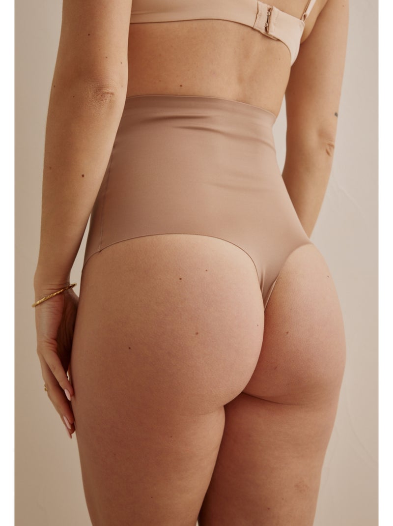 Hoge tanga louna Beige - Kiabi