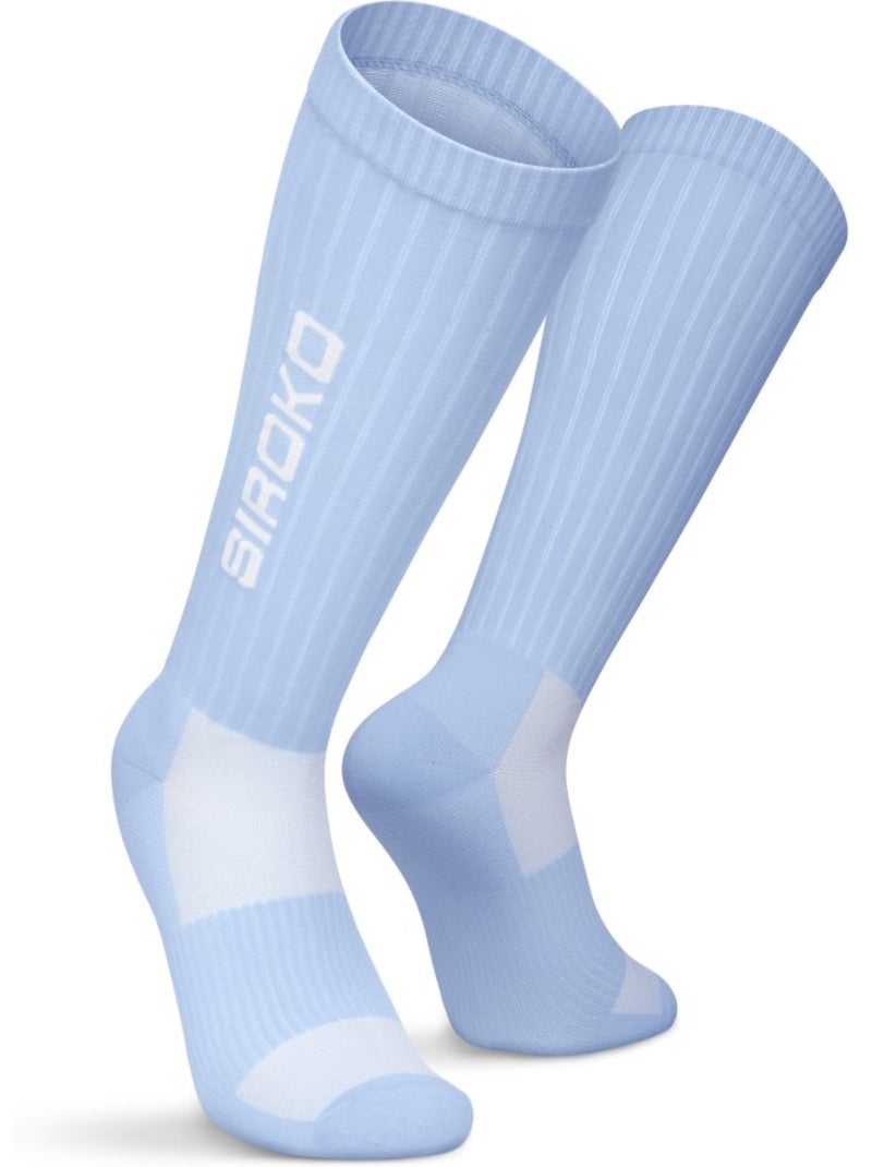 Hoge tennissokken Blauw - Kiabi