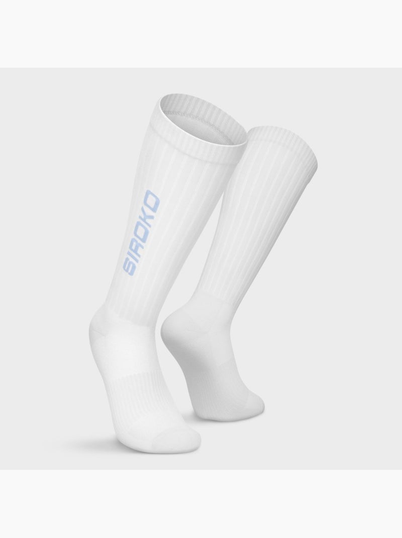 Hoge tennissokken Wit - Kiabi