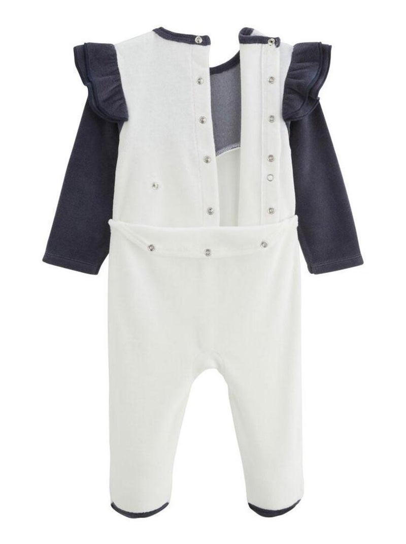 Holamuchacha babyvelours pyjama's Ecru - Kiabi