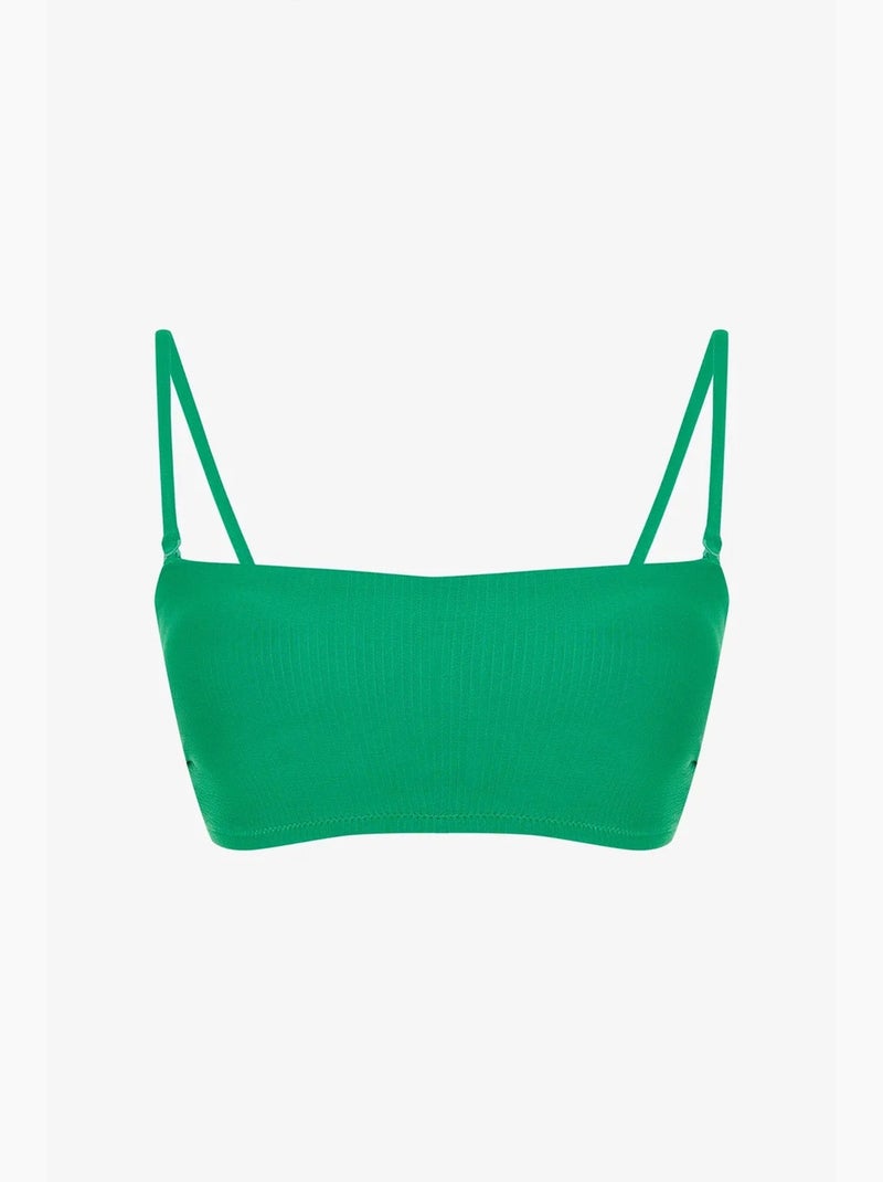 Holly haut de bikini bandeau penti Vert émeraude - Kiabi