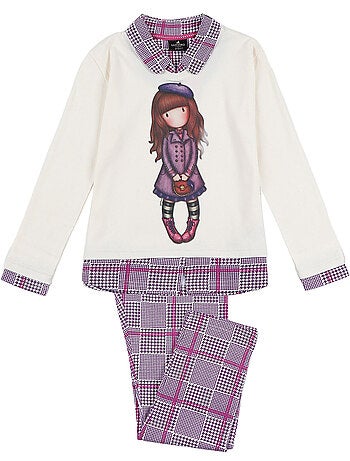 Homewear pyjama broek en top le beret santoro