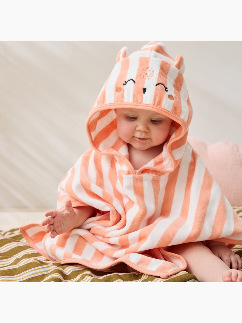 Honfleur babybadponcho Koraal - Kiabi