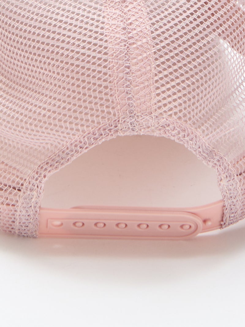 Honkbalpet met patch Rose - Kiabi