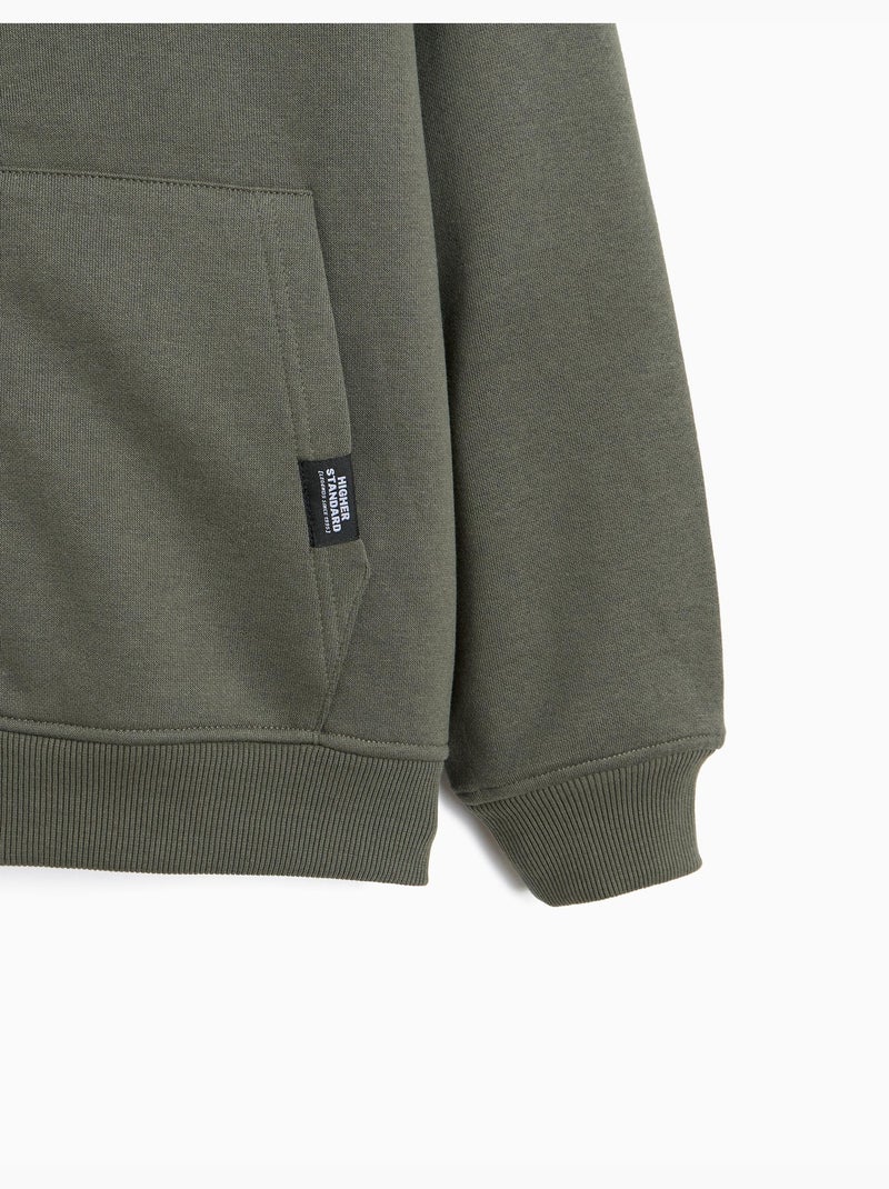 Hooconupluchen jas, mo fashion Groen - Kiabi