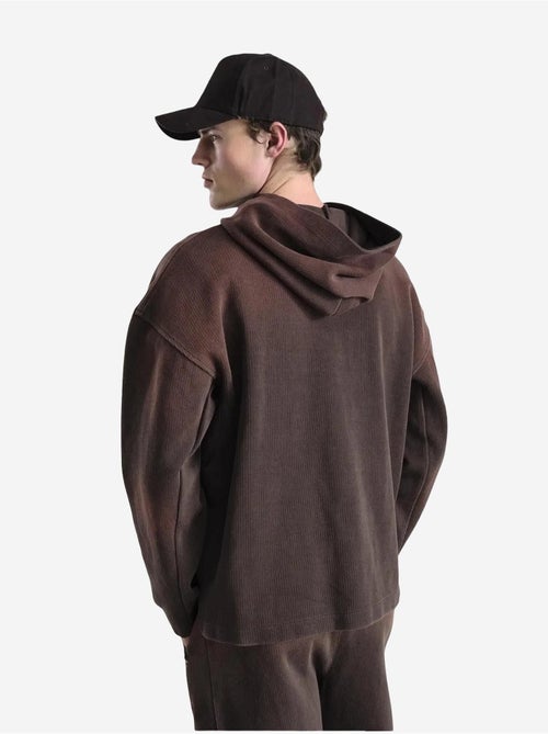 Hooded oversized gebreide sweatshirt giesto - Kiabi Hooded oversized gebreide sweatshirt giesto - Kiabi