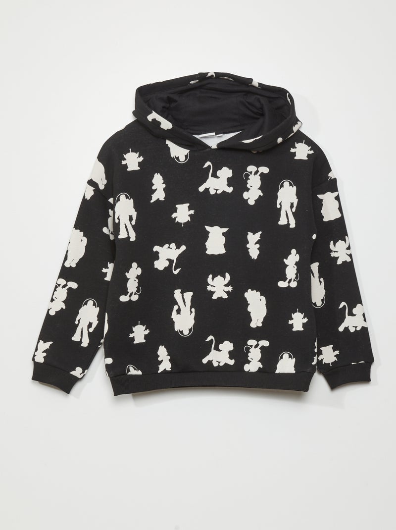 Hoodie - 100 jaar 'Disney' ZWART - Kiabi