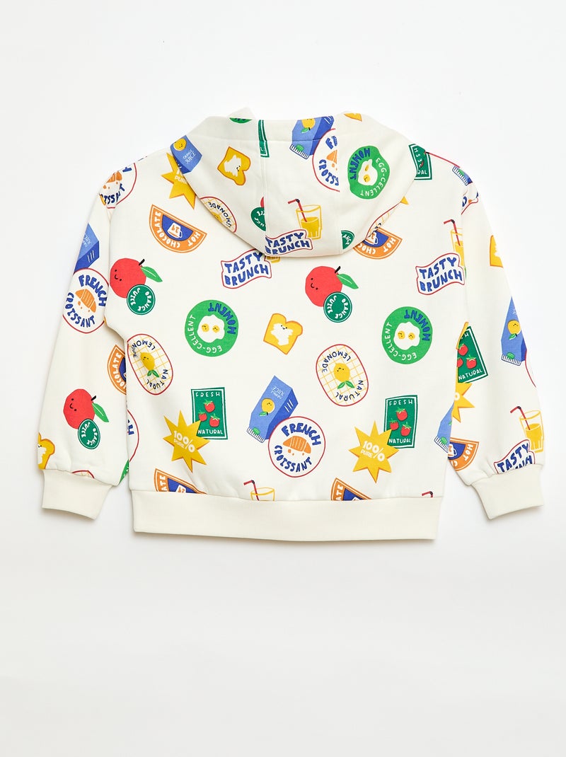 Hoodie - Grafik Edition Wit - Kiabi