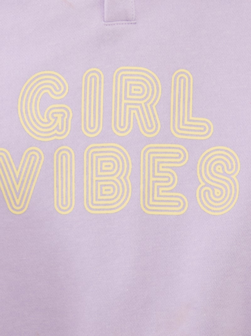 Hoodie - makkelijk aan te trekken collectie PAARS - Kiabi