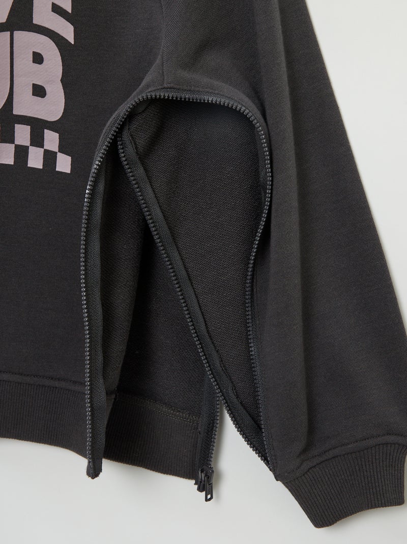 Hoodie - So Easy GRIJS - Kiabi