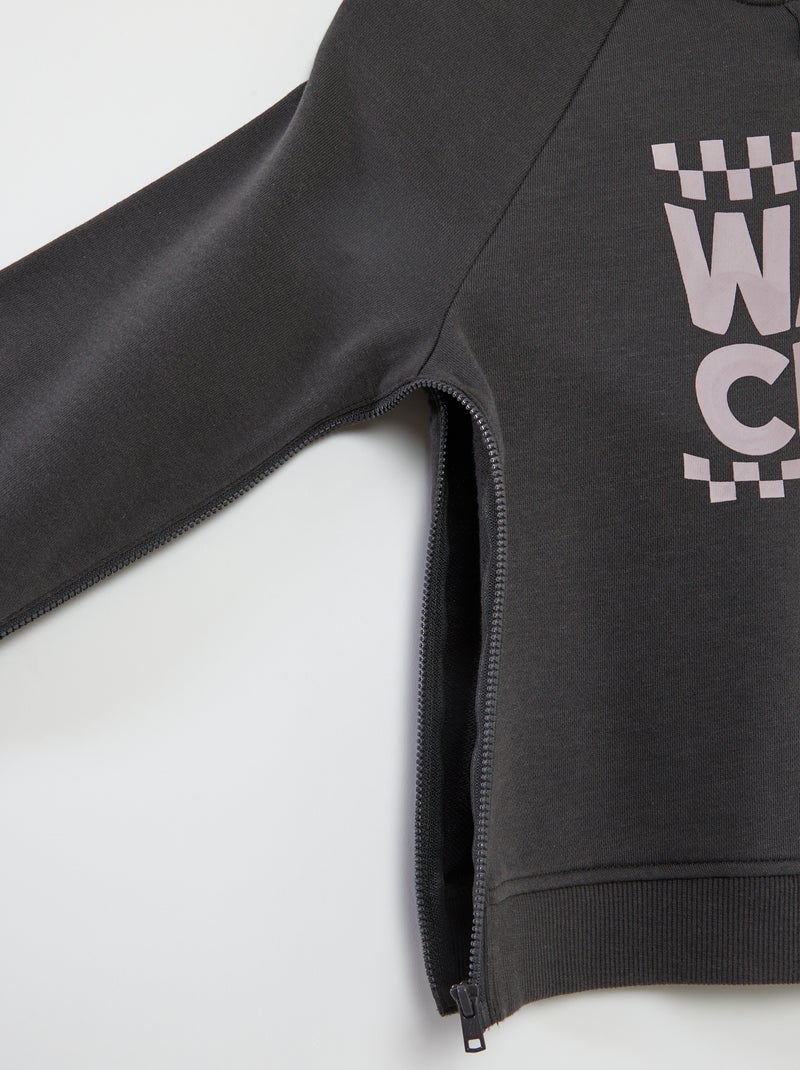 Hoodie - So Easy GRIJS - Kiabi