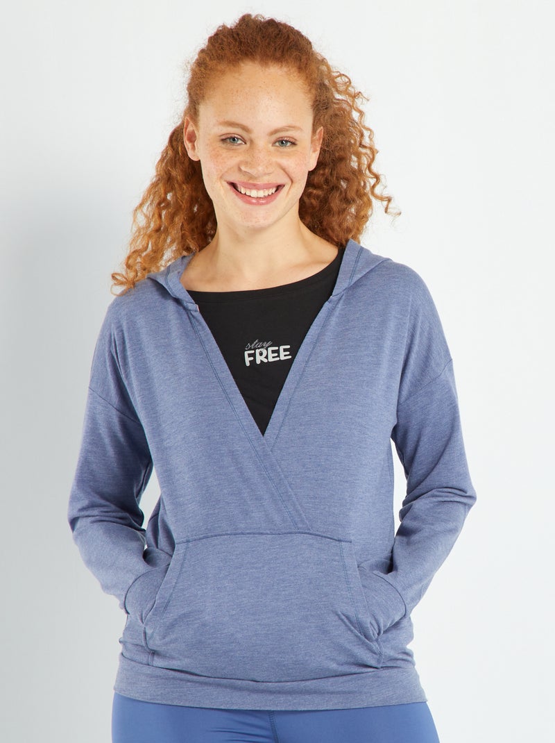 Hoodie blauw - Kiabi