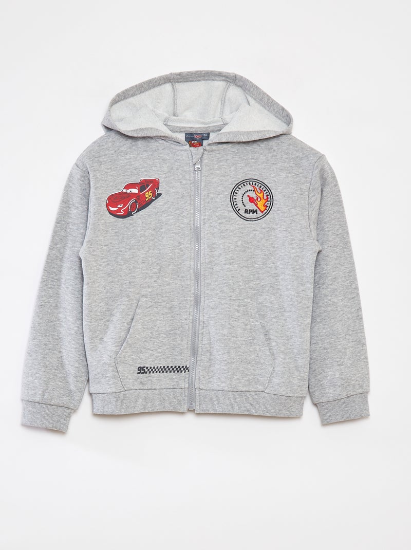 Hoodie 'Cars' Grijs - Kiabi