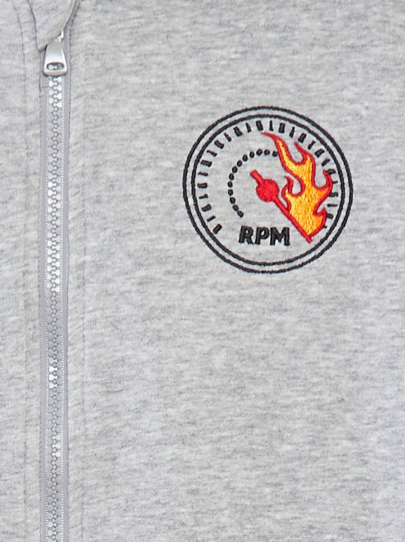 Hoodie 'Cars' Grijs - Kiabi