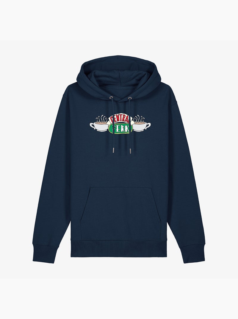 Hoodie Dames - FRIENDS CENTRAL PERK Marineblauw - Kiabi