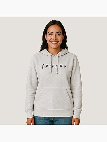 Hoodie Dames - FRIENDS LOGO BLACK