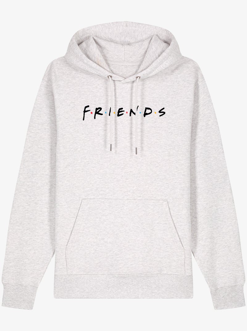 Hoodie Dames - FRIENDS LOGO BLACK Wit - Kiabi