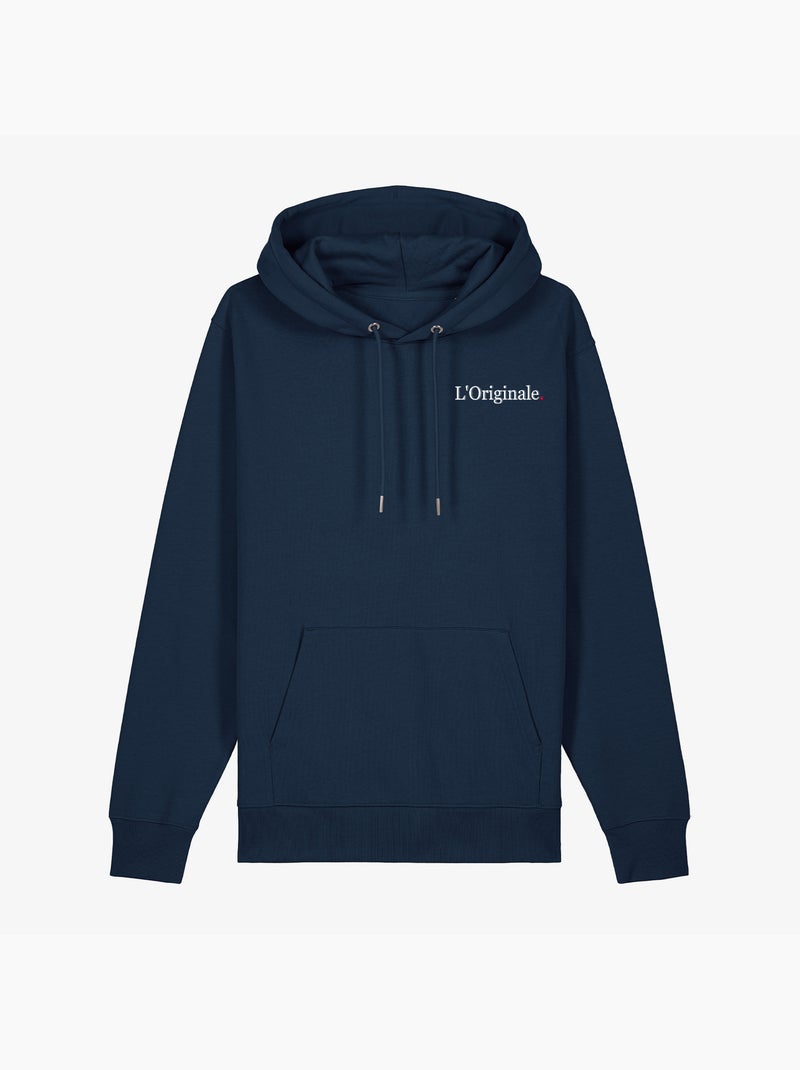 Hoodie Dames - L'ORIGINALE CŒUR Marineblauw - Kiabi