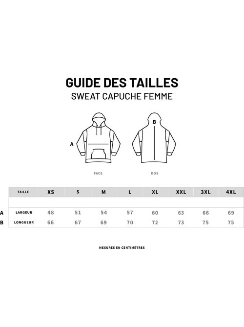 Hoodie Dames - MADAME BONHEUR WAF - Kiabi Hoodie Dames - MADAME BONHEUR WAF - Kiabi