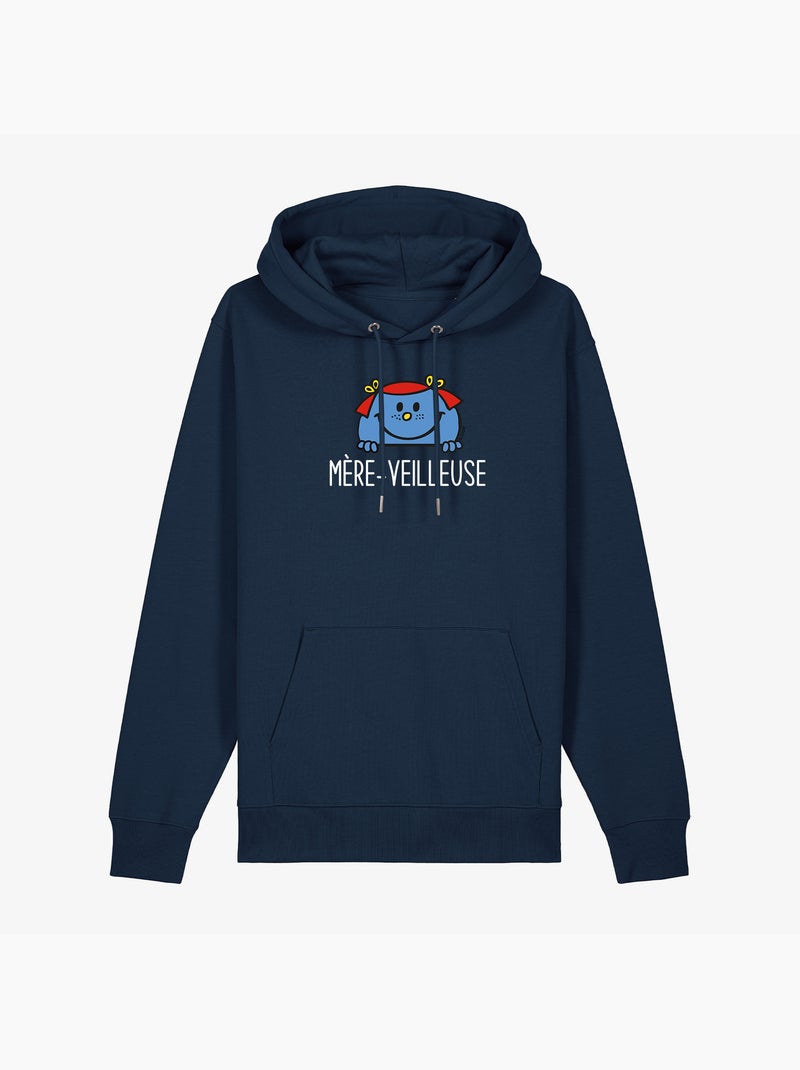 Hoodie Dames - MERE VEILLEUSE Marineblauw - Kiabi