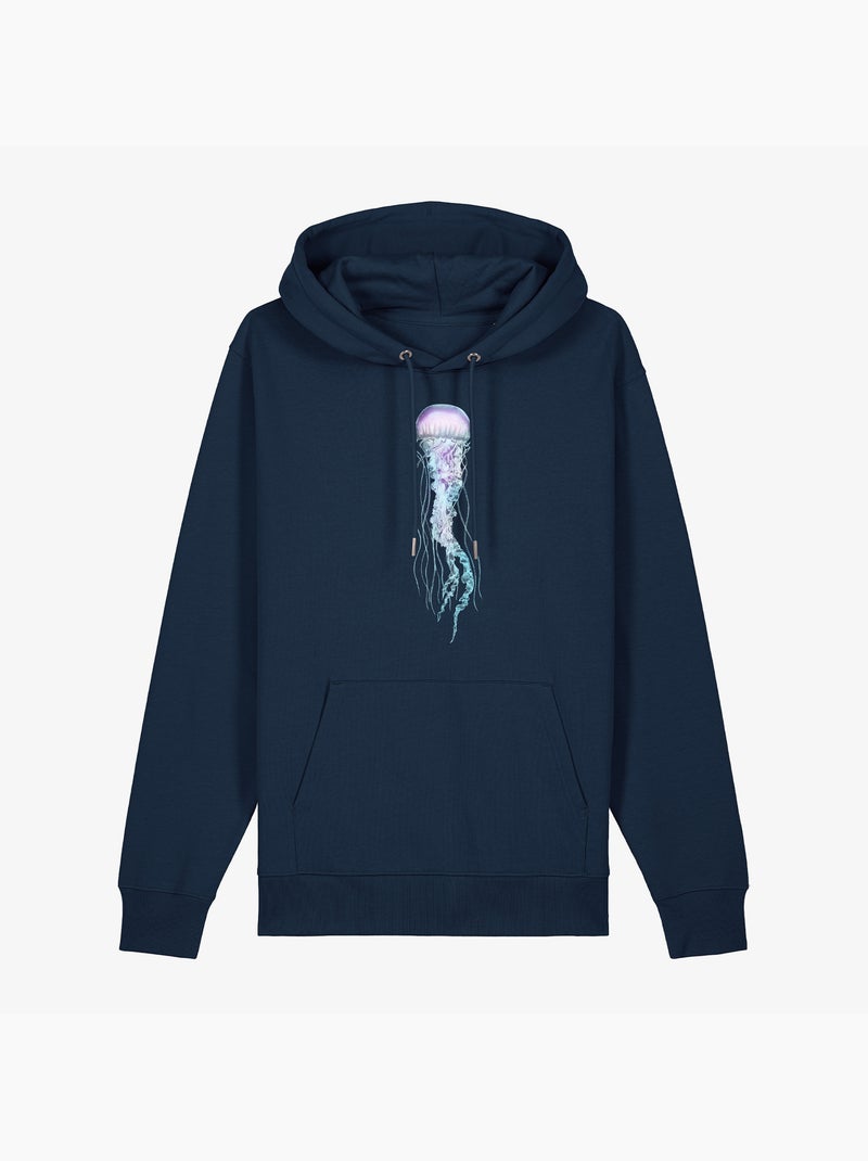 Hoodie Dames - SPACE JELLY Marineblauw - Kiabi