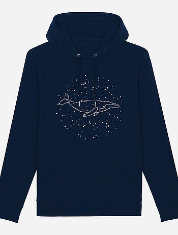 Hoodie Dames - WHALE CONSTELLATION