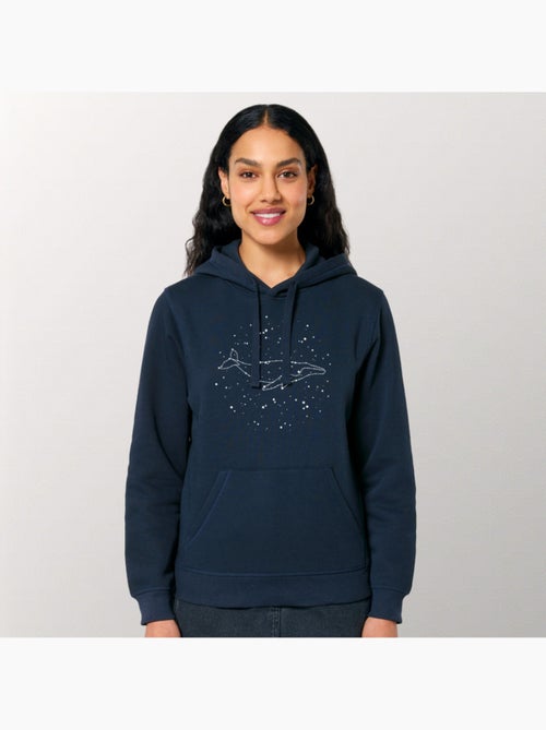 Hoodie Dames - WHALE CONSTELLATION - Kiabi Hoodie Dames - WHALE CONSTELLATION - Kiabi