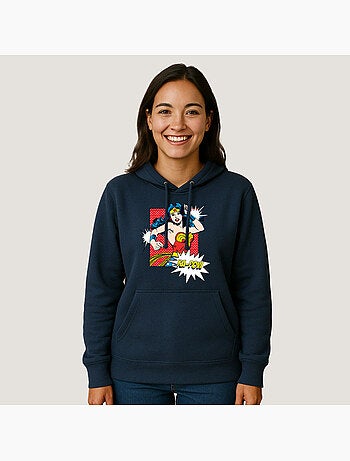 Hoodie Dames - WONDER WOMAN KA POW