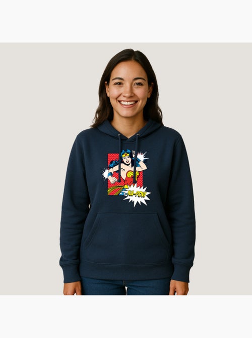 Hoodie Dames - WONDER WOMAN KA POW - Kiabi Hoodie Dames - WONDER WOMAN KA POW - Kiabi