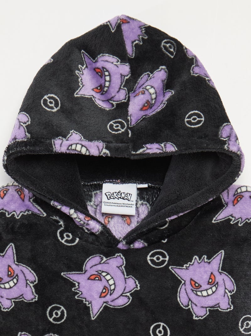 Hoodie de nuit 'Pokémon' effet moutonné Noir - Kiabi