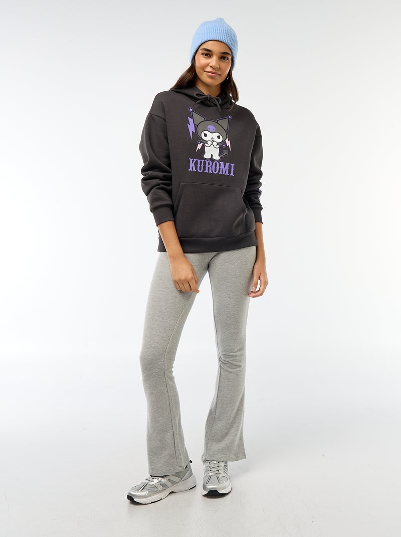 Hoodie 'Hello Kitty' Zwart - Kiabi