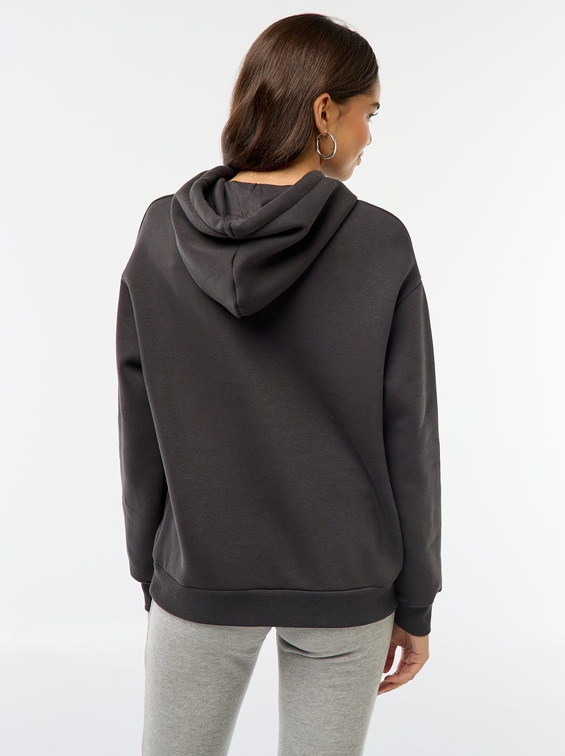 Hoodie 'Hello Kitty' Zwart - Kiabi