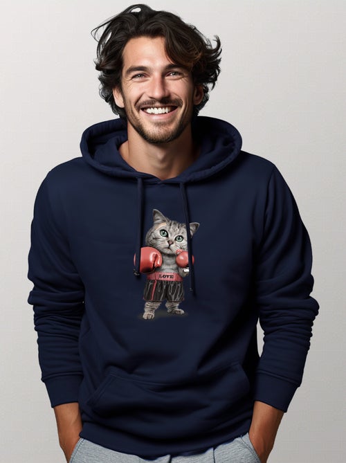 Hoodie Homme - BOXING CAT - Kiabi Hoodie Homme - BOXING CAT - Kiabi