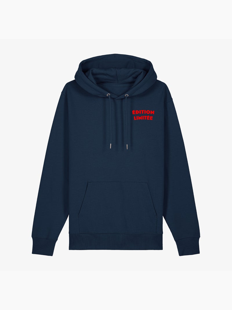 Hoodie Homme - EDITION LIMITÉE CŒUR Bleu marine - Kiabi