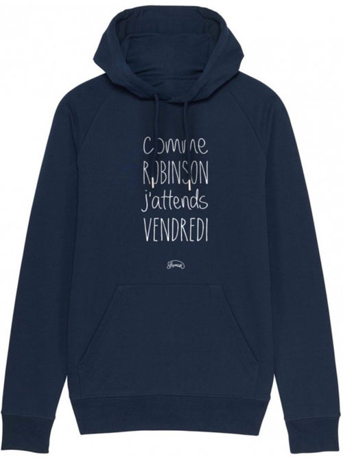 Hoodie Homme - J'ATTENDS VENDREDI - Kiabi Hoodie Homme - J'ATTENDS VENDREDI - Kiabi