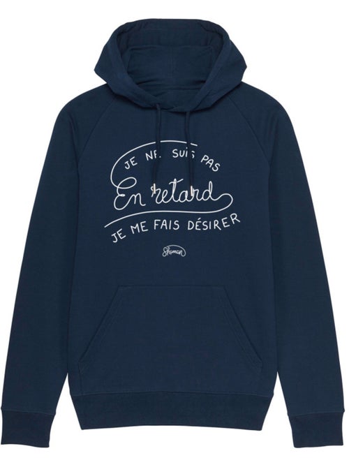 Hoodie Homme - JE NE SUIS PAS EN RETARD, JE ME FAIS DESIRER - Kiabi Hoodie Homme - JE NE SUIS PAS EN RETARD, JE ME FAIS DESIRER - Kiabi