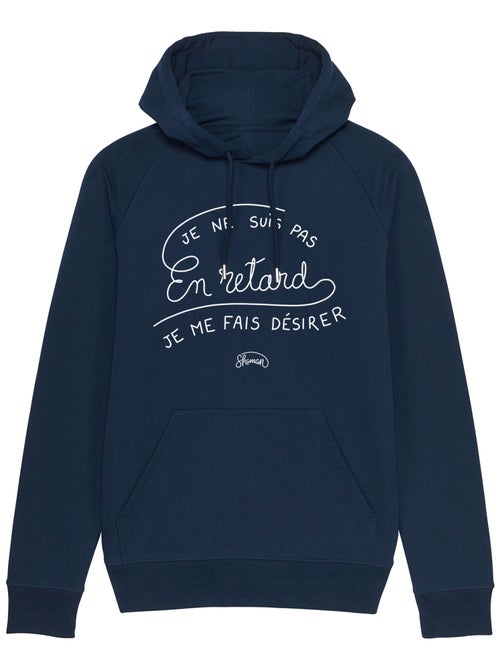 Hoodie Homme - JE NE SUIS PAS EN RETARD, JE ME FAIS DESIRER - Kiabi Hoodie Homme - JE NE SUIS PAS EN RETARD, JE ME FAIS DESIRER - Kiabi