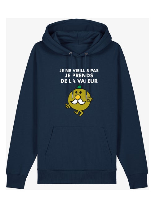 Hoodie Homme - JE NE VIEILLIS PAS JE PRENDS DE LA VALEUR - Kiabi