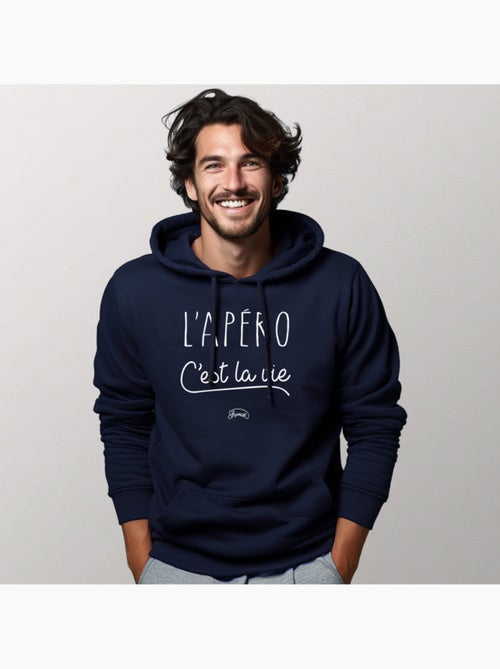 Hoodie Homme - L'APERO C'EST LA VIE - Kiabi Hoodie Homme - L'APERO C'EST LA VIE - Kiabi