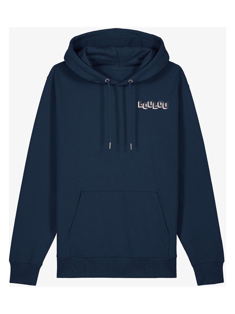 Hoodie Homme - LOULOU COEUR Bleu marine - Kiabi