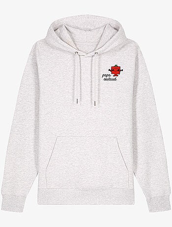 Hoodie Homme - PAPA COSTAUD COEUR